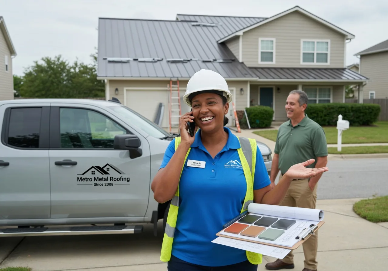 Storm Damage Metal Roof Repair in Revere, MN
